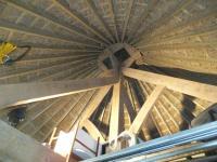 Hutton Contractors Andover  circular oak timber framed and thatch construction 