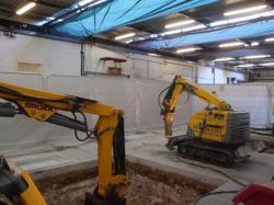 Hutton Contractors Andover internal excavation groundworks commercial 